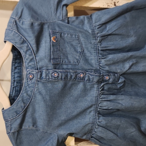 Simple Joys by Carter's Denim Dress 18 Months - Picture 2 of 5